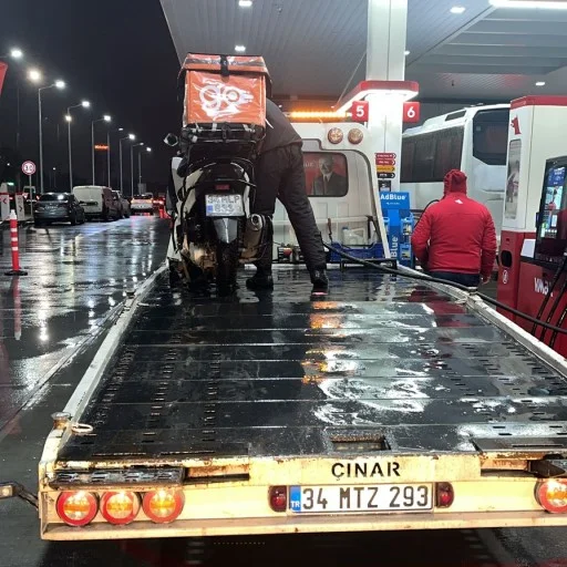 motosiklet çekici